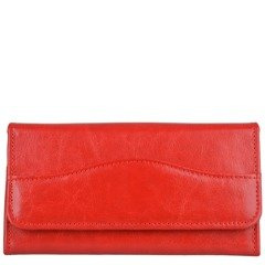 Portfel damski skórzany KEMER P38 Czerwony - min. zamówienie 20 / 50 / 100 szt.