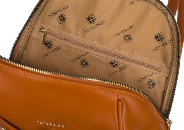 Elegancki plecak damski ze skóry ekologicznej