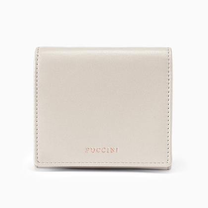 Portfel damski skórzany PUCCINI ZEN ZN9187 6A Beżowy