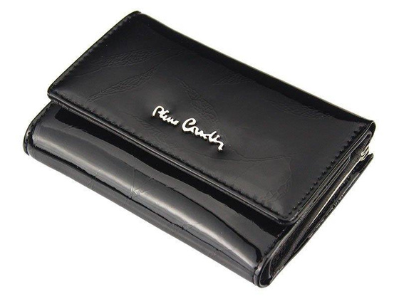 Portfel damski skórzany PIERRE CARDIN 02 LEAF 117 Bordowy