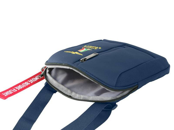 Torba na ramię AERONAUTICA MILITARE Drone Granatowa