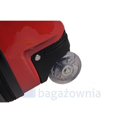 Walizka dziecięca KEMER BIEDRONKA Czerwono Czarna min. zamówienie 20 / 50 / 100 szt.