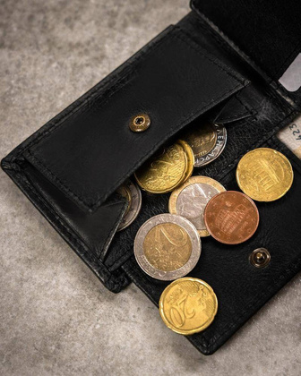 Portfel skórzany N1240-HP Czarny