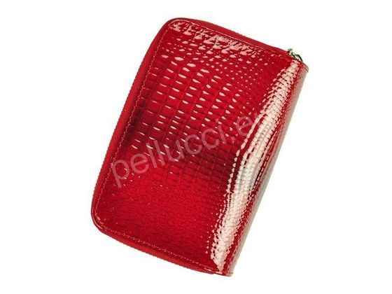 Portfel damski skórzany PELLUCCI GF115 Czerwony