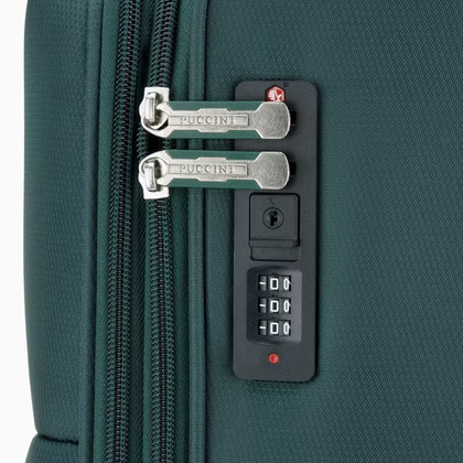 Mała kabinowa walizka PUCCINI PERUGIA EM50950C 5 Zielona
