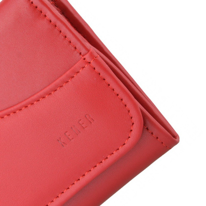 Portfel damski skórzany KEMER P17 LK Czerwony - min. zamówienie 20 / 50 / 100 szt.
