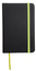 Notatnik LECTOR w rozmiarze A5, czarny, jasnozielony