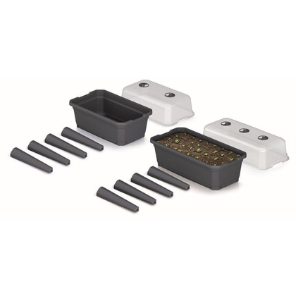 Szklarnia stojąca rozsadnik Respana set antracyt