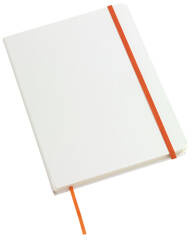 Notes AUTHOR w formacie A5, biały, pomarańczowy