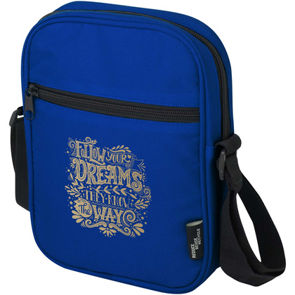 Byron torba na ramię o pojemności 2 l wykonana z materiałów z recyklingu z certyfikatem GRS