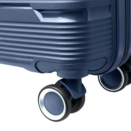 Duża walizka PUCCINI CASABLANCA PP023A 7A Granatowa