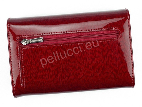 Portfel damski skórzany PELLUCCI PT-112 Czerwony