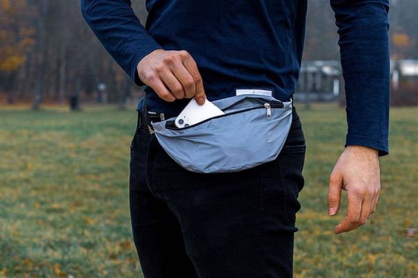 Saszetka (nerka) odblaskowa KEMER