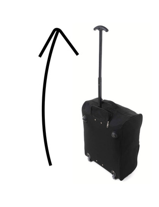 Torba podróżna na kołach PELLUCCI RGL B1 Szaro czarna