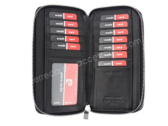 Portfel damski skórzany PIERRE CARDIN 02 LEAF 118