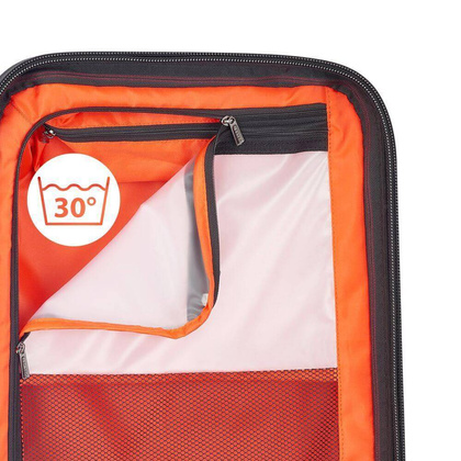 Walizka Delsey Cactus Mała twarda niebieska walizka kabinowa na kółkach 55 cm