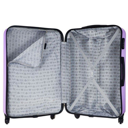 Duża walizka KEMER SOLIER 870 Fioletowa - min. zamówienie 20 / 50 / 100 szt.