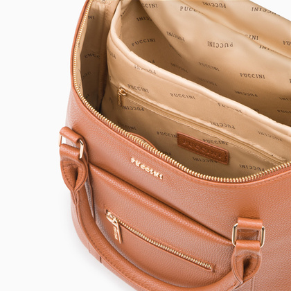 Plecak damski PUCCINI FASHION COLLECTION PM9020 2B Brązowy