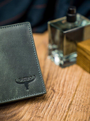 Niewielki portfel męski buffalo wild rfid wersja pionowa
