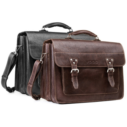 Big torba skórzana biznesowa KEMER VOOC TC8 czarny