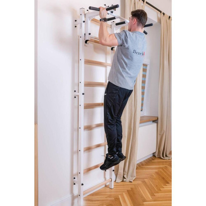 Drabinka gimnastyczna z regulowanym metalowym drążkiem 711W BenchK