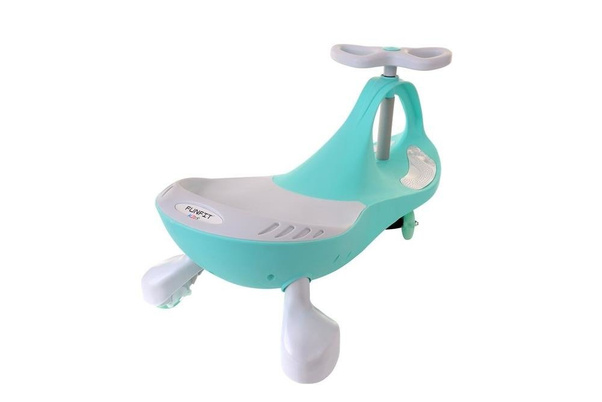 Jeździk Grawitacyjny FUNFIT KIDS ze świecącymi kołami LED Zielony