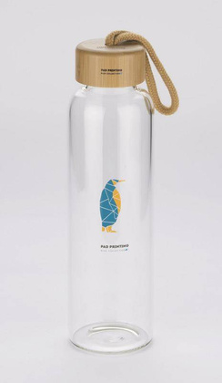 Butelka szklana VIDO 560 ml 16211 Brązowa