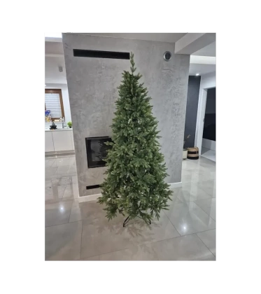 Choinka sztuczna PE10 150 cm FULL PE zielona jasne końcówki z metalowym stojakiem