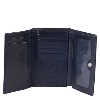 Portfel damski skórzany BELLUCCI D2 Czarny - min. zamówienie 20 / 50 / 100 szt.