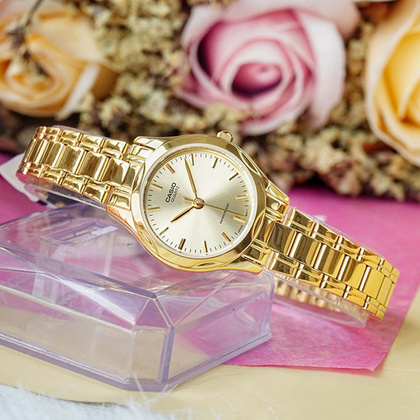 ZEGAREK DAMSKI CASIO LTP-1275G-9A (zd580c) + BOX