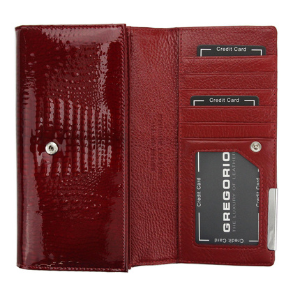 Portfel damski skórzany PELLUCCI GF121 popiel