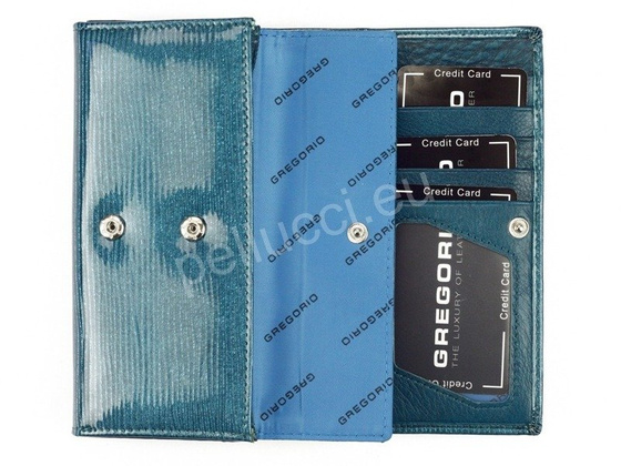 Portfel damski skórzany PELLUCCI LN-107 Czerwony