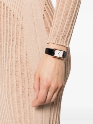 ZEGAREK DAMSKI DANIEL WELLINGTON Bound Black Crocodile Rose Gold 24mm DW00100698 + BOX