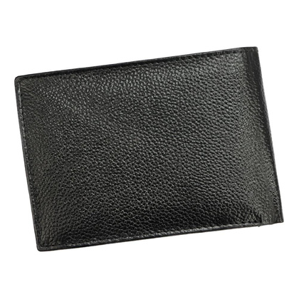 Męski duży portfel skórzany, poziomy