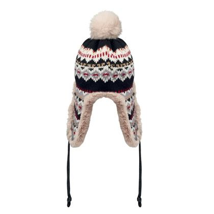 Dzianinowa czapka nauszniki