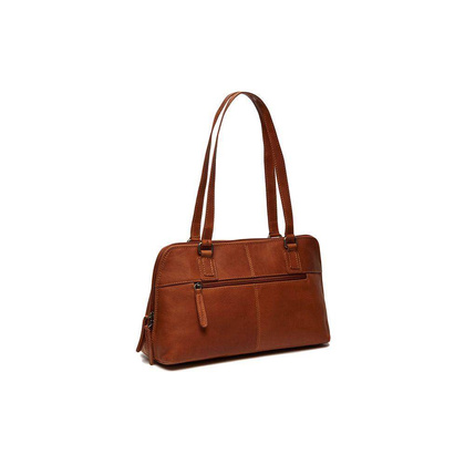 Torebka skórzana damska na ramię Koniak - min. zamówienie 20 / 50 / 100 szt.