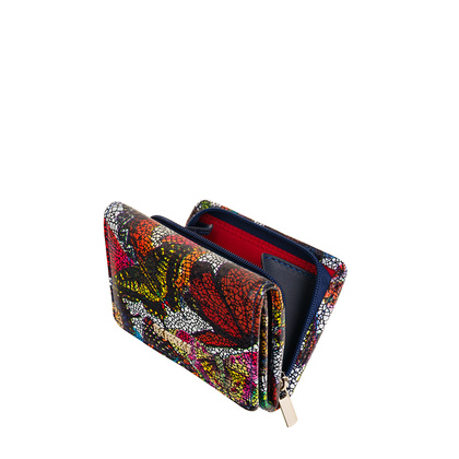 Mały Kolorowy Portfel Damski BajuBaj z Motywem Motyli – Styl i Bezpieczeństwo RFID PD2003cs13