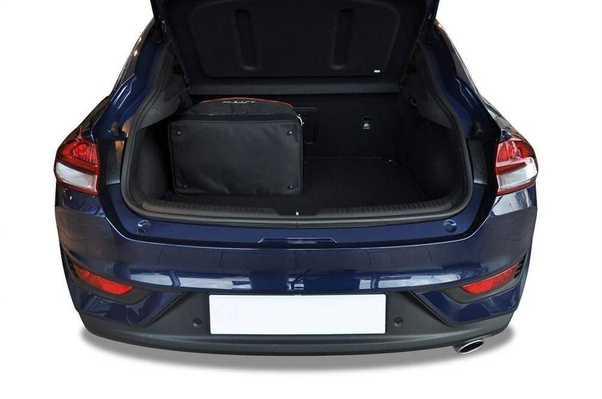 HYUNDAI i30 FASTBACK 2017+ TORBY DO BAGAŻNIKA 4 SZT KJUST