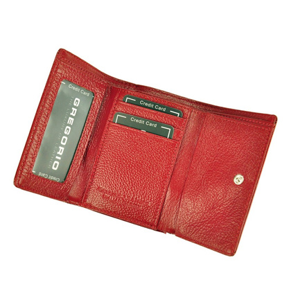 Portfel damski skórzany PELLUCCI BC-117 Czerwony