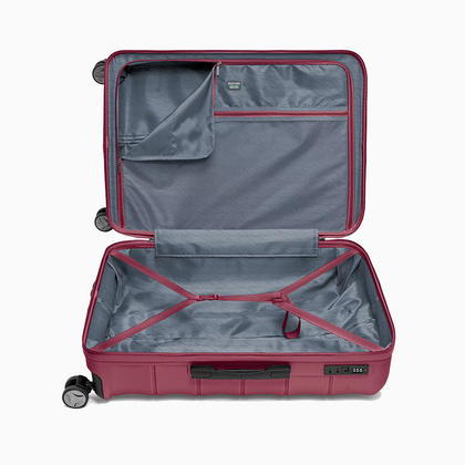 Duża walizka PUCCINI CAIRO ABS030A 3B Bordowa