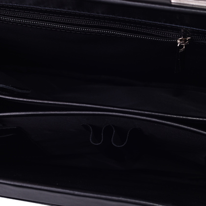 Teczka męska skórzana KEMER B 834/DW Czarna