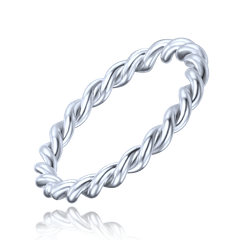 MINET Pierścien srebrny elegancki wielkość 16