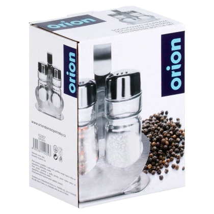 Przyprawnik na sól pieprz solniczka w stojaku