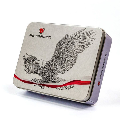 Pojemny, skórzany portfel męski z systemem rfid