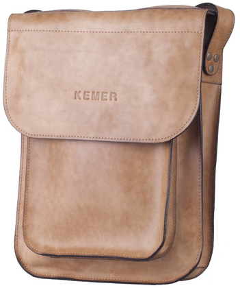 Torebka damska skórzana KEMER B25 Brązowa - min. zamówienie 20 / 50 / 100 szt.