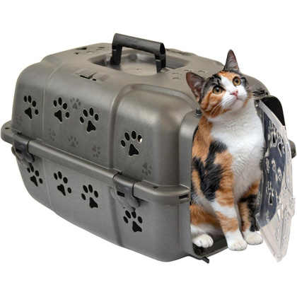 TRANSPORTER DLA ZWIERZAKA 48X32X30CM - CZARNY