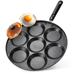 Patelnia do jajek granitowa 7 otworów BASIC LINE 30 cm