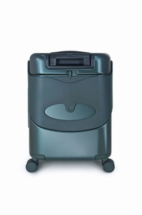 Walizka podróżna średnia z siedziskiem dla dziecka Green MiaMily