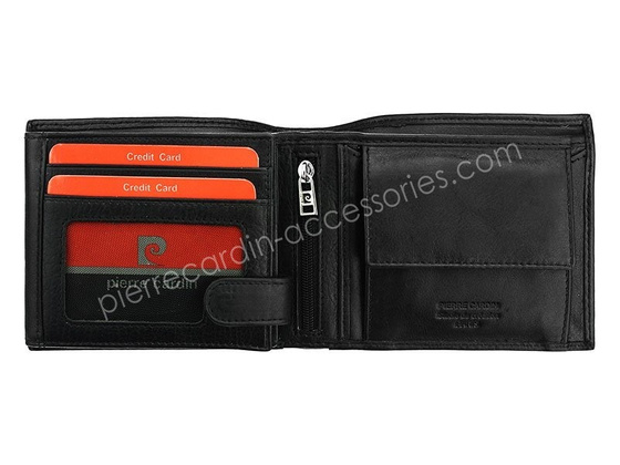 Portfel męski skórzany Pierre Cardin TILAK06 325 RFID Czarny