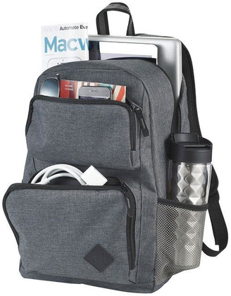 Płaski plecak na laptop 15.6" Graphite